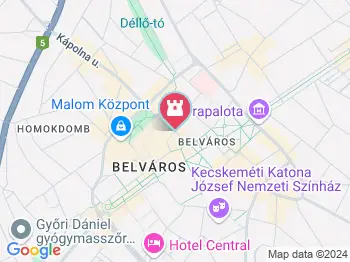 Kossuth Lajos szobra Kecskemét a térképen