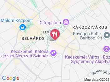 Labirintus Pizzéria Kecskemét a térképen