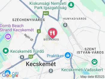 Liberte Étterem és Kávéház Kecskemét a térképen