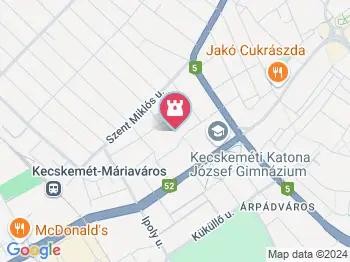 Népi Iparművészeti Gyűjtemény Kecskemét a térképen