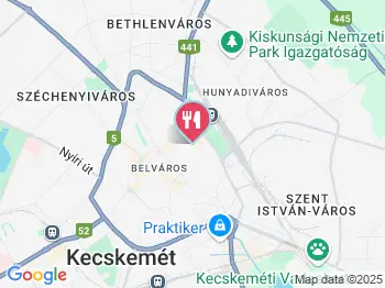 Pálma Bisztró Kecskemét a térképen