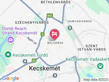 Pálma Hotel Kecskemét a térképen