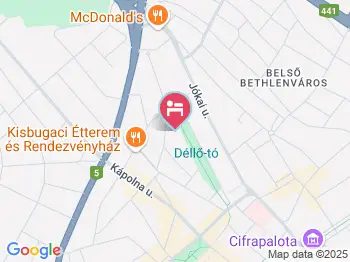 Park Vendégház Kecskemét a térképen