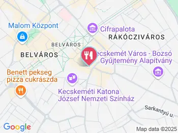 Pezsgő Élet Koktélbár Kecskemét a térképen