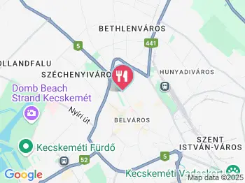 Spaletta Étterem & Sörház Kecskemét a térképen