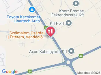 Szélmalom Csárda Kecskemét a térképen