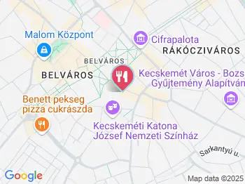 Tepsi Gastropub Kecskemét a térképen