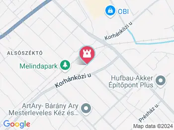 Vasúti baleset áldozatainak emlékműve Kecskemét a térképen