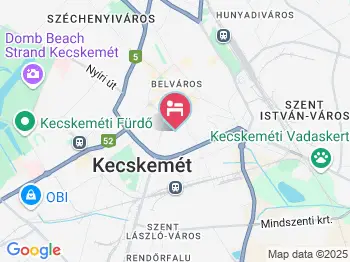Viktória Panzió Kecskemét a térképen