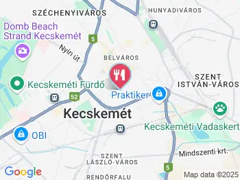 Vén Diófa Étterem és Rendezvényház Kecskemét a térképen