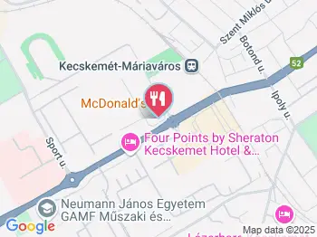 Vincent Étterem Kecskemét a térképen