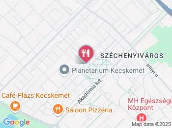 Wernesgrüner Étterem Kecskemét a térképen