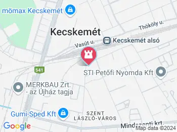 Zwack Kecskeméti Pálinka Manufaktúra Kecskemét a térképen