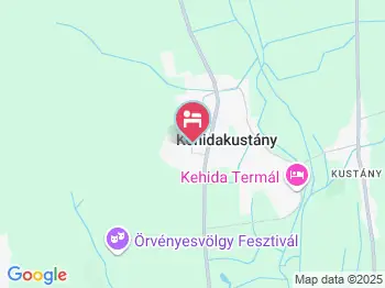 Amarilisz Vendégház Kehidakustány a térképen