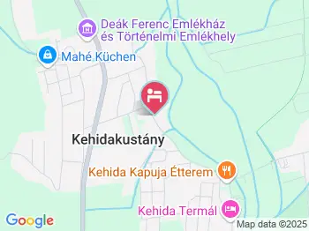 András Fogadó Vendéglő Kehidakustány a térképen