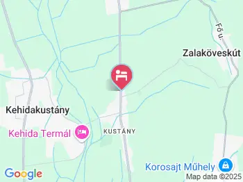Anzsore Apartmanház Kehidakustány a térképen