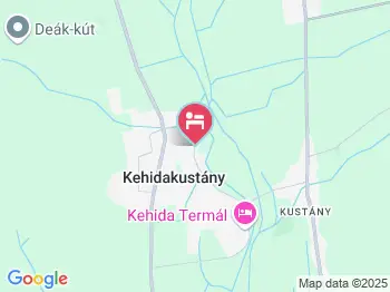 Barátságos Faházak Kehidakustány a térképen