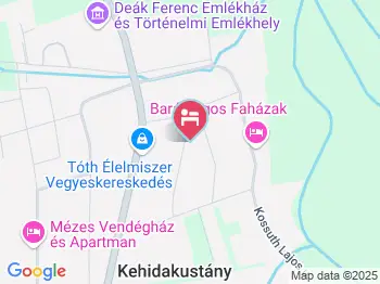 Dani Vendégház Kehidakustány a térképen