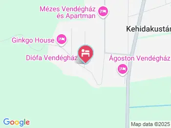 Diófa Vendégház Kehidakustány a térképen