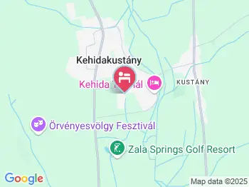 HTFSZ Apartman Kehidakustány a térképen