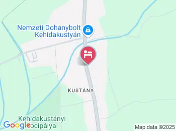 Ibolya Vendégház Kehidakustány a térképen