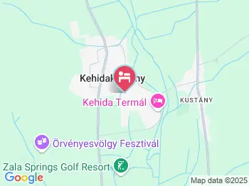 Jázmin Apartman Kehidakustány a térképen