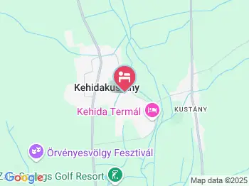Kehida Wellness Apartmanok Kehidakustány a térképen