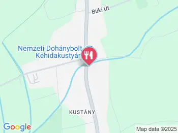 Malomkő Vendéglő Kehidakustány a térképen
