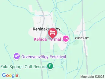 Petra Apartmanház Kehidakustány a térképen