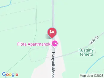 Réka Vendégház Kehidakustány a térképen