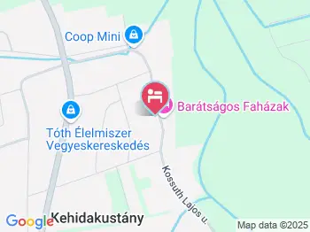 Tuboly Vendégház Kehidakustány a térképen