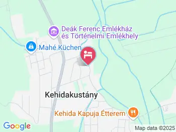 Tuboly Vendégház Kehidakustány a térképen