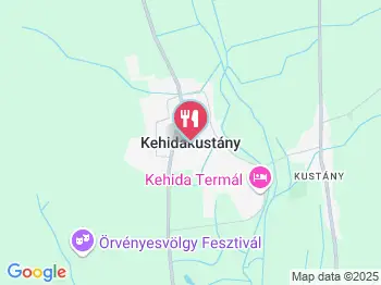 Vadvirág Étterem Kehidakustány a térképen