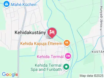 Veronika Hotel Kehidakustány a térképen