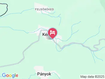 Hajnal Vendégház Kéked a térképen