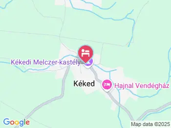 Hotel Melczer Várkastély Kéked a térképen