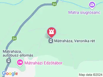 Veronika-rét Kékestető a térképen