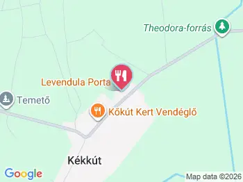 Levendula Porta Kékkút a térképen