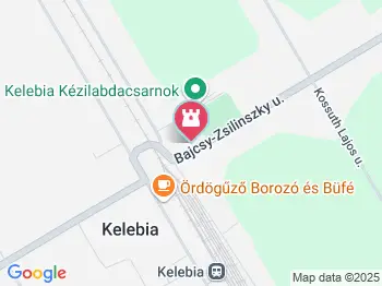 Krisztus Király templom Kelebia a térképen