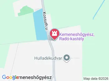 Radó-kastély Kemeneshőgyész a térképen