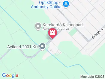 Kerekerdő Kalandpark Kerekegyháza a térképen