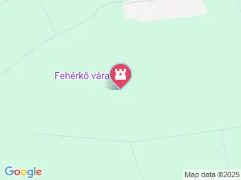 Fehérkő vára Kereki a térképen