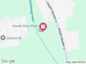 Kereki Dínó Park Kereki a térképen