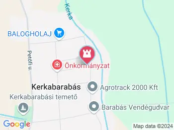 Harangtorony Kerkabarabás a térképen