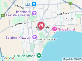 Abbázia Club Hotel - Corsó Étterem Keszthely a térképen