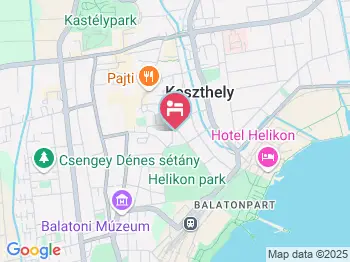 Abbázia Club Hotel Kék Keszthely a térképen