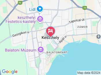 Abszolút Panzió Keszthely a térképen