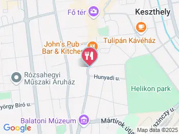 Adria Fagyi Keszthely a térképen