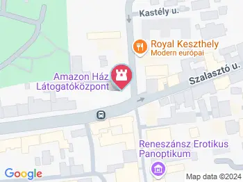 Amazon Ház Látogatóközpont Keszthely a térképen