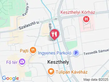 Apetito Étterem Keszthely a térképen